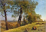 Albert Bierstadt Famous Paintings - Landscape Rockland County California